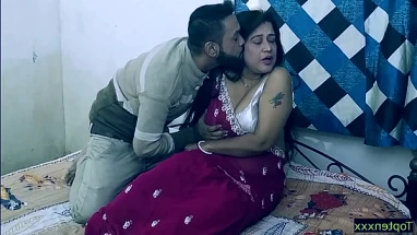 Indian xxx hot milf bhabhi hardcore sex with NRI devor! Clear hindi audio
