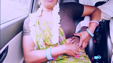 Indian beautiful aunty with engh boy fucking for long drive. Telugu dirty talks.