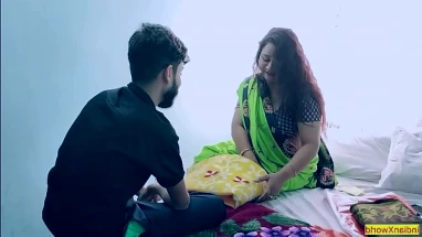 Indian hot beautiful Bhabhi one night stand sex! Amazing XXX Hindi sex