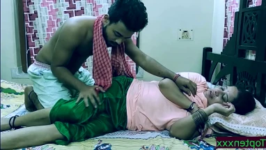 Indian teen boy fucking his hot xxx Malkin at home! with clear audio