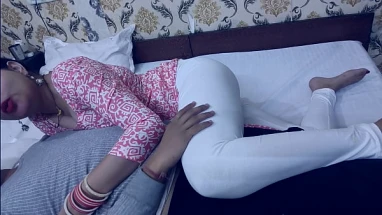 Indian cheating wife fucking with another man but caught! Hindi sex