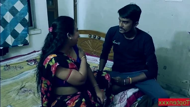 Indian hot bhabhi suddenly getting fucked and cum inside by husbands brother! with clear hindi audio