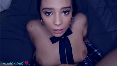 Young Latina Creampie